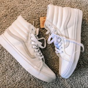 White High Top Vans